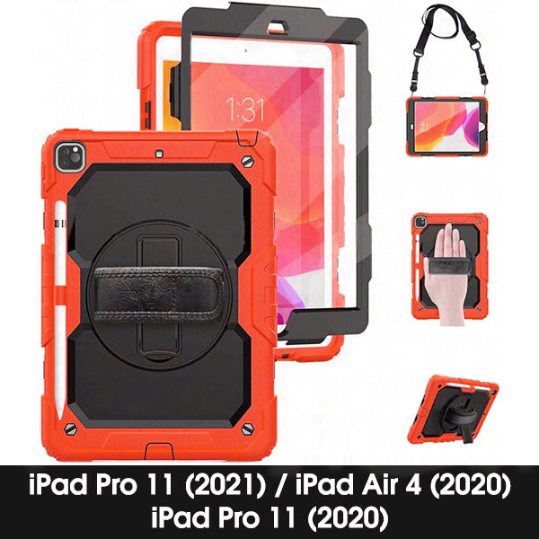 Étui Defender robuste avec sangle pour iPad Air 4/5 (4e/5e génération) / iPad Pro 11 Étui Defender robuste avec sangle pour iPad Air 4/5 (4e/5e génération) / iPad Pro 11